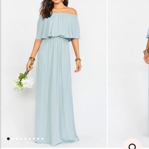 Hacienda Dress Show Me Your Mumu- Silver Sage Crisp